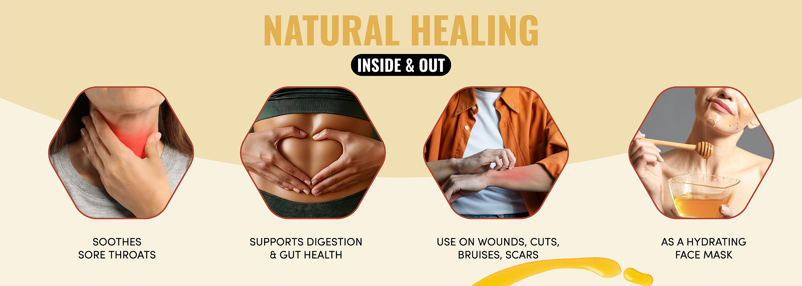 Australian Manuka Honey promotes Natural Healing for Sore Throats, Face Masks, Wounds, Cut, Bruises and Scars